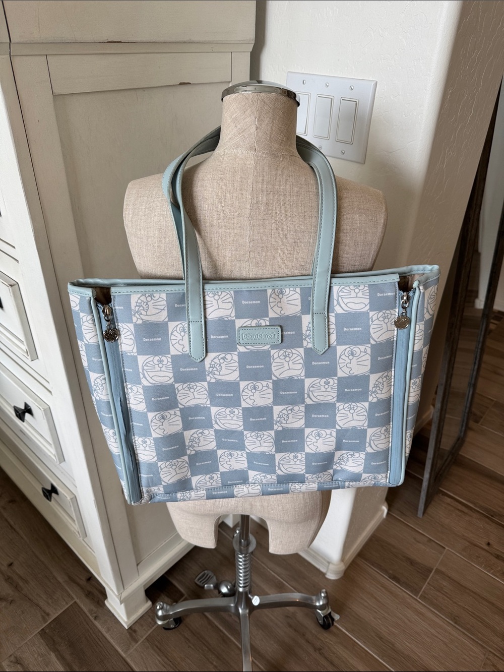 Doraemon tote bag purse diaper bag